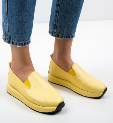 Καθημερινά παπούτσια Malter Κίτρινα