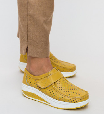 Καθημερινά παπούτσια Bozta Κίτρινα
