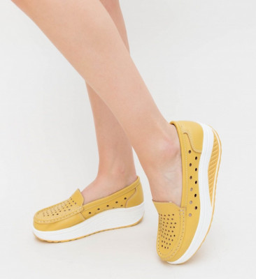 Καθημερινά παπούτσια Buga Κίτρινα