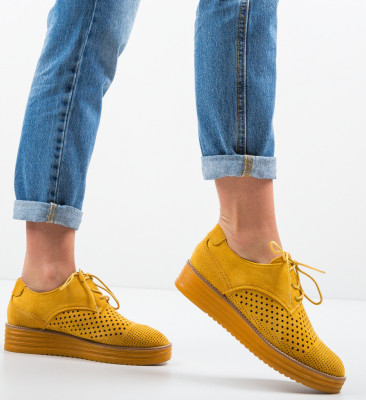 Καθημερινά παπούτσια Femar Κίτρινα