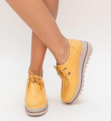 Καθημερινά παπούτσια Sagrio Κίτρινα