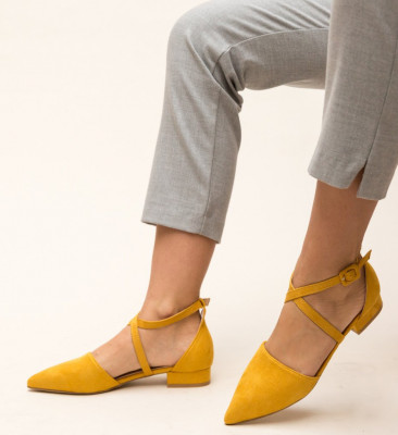 Παπούτσια Amisha Κίτρινα