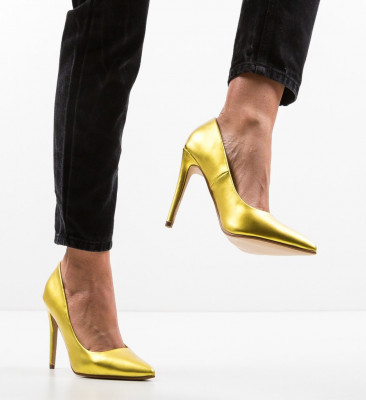 Παπούτσια Kaci Κίτρινα