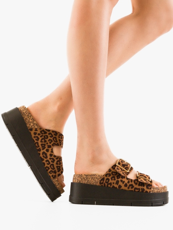 Sandali Animal Print Olive - Img 2