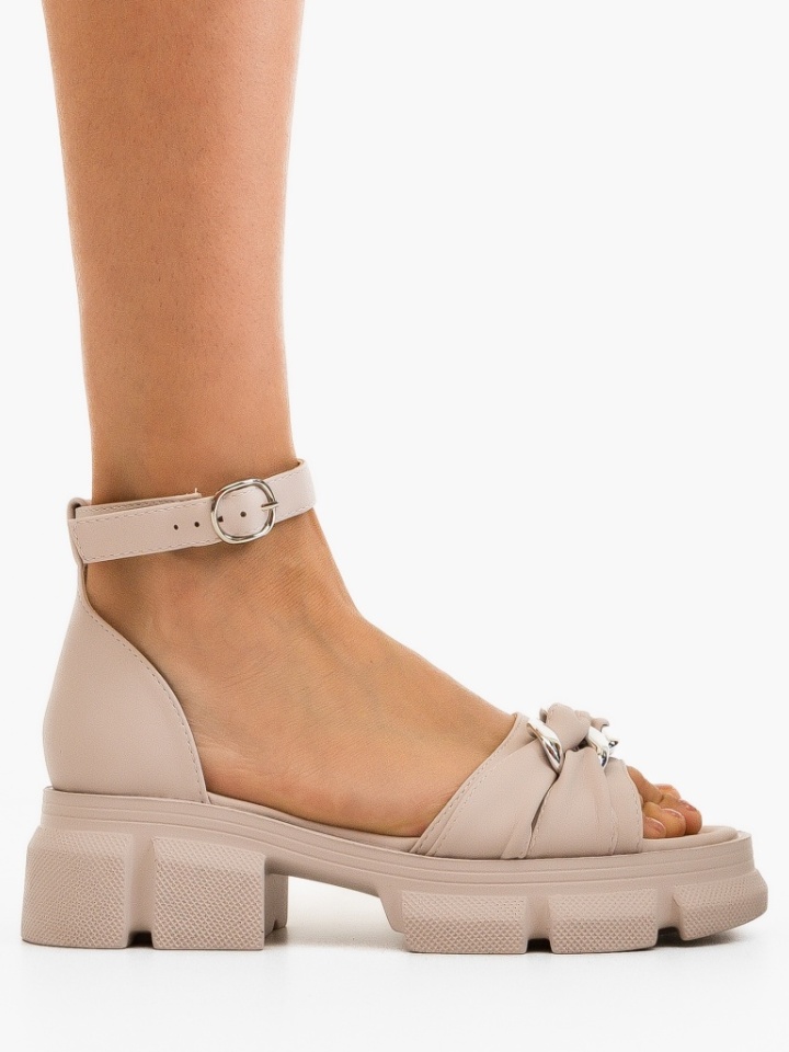 Sandali Beige Rashid - Img 1