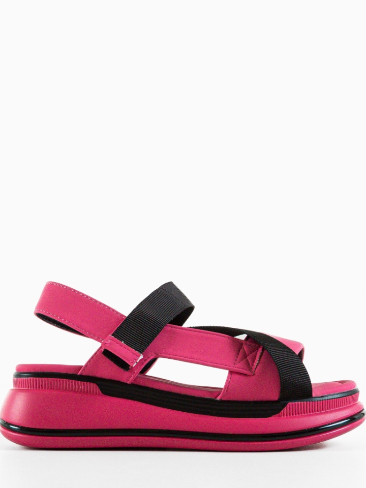 Sandali con plateau Fuchsia Corfu - Img 6