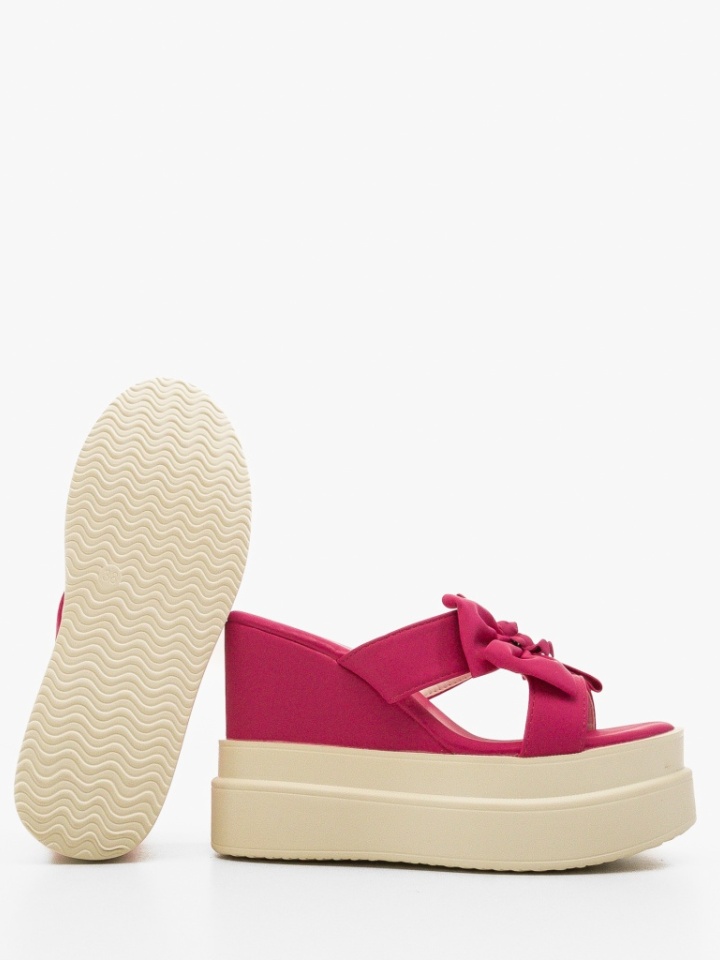 Sandali con plateau Fuchsia Reteon - Img 4