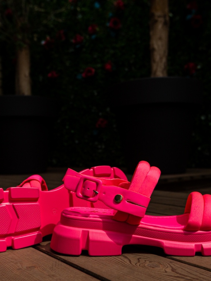 Sandali Fuchsia Wicker - Img 5