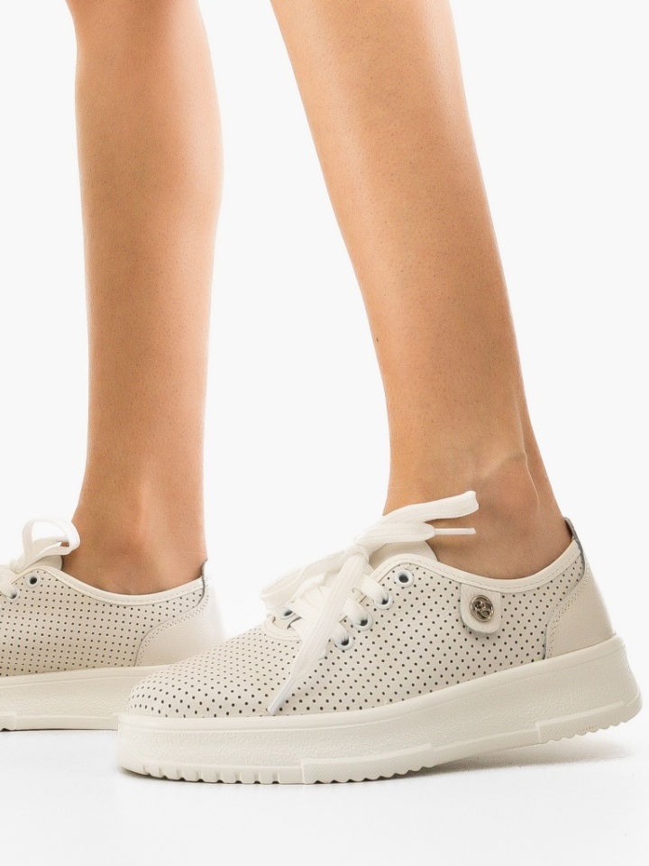 Scarpe casual Bianche Ygrysha - Img 4