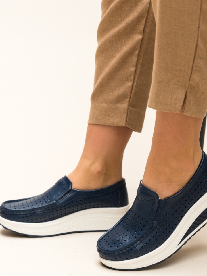 Scarpe casual Blu navy Bicaz - Img 3