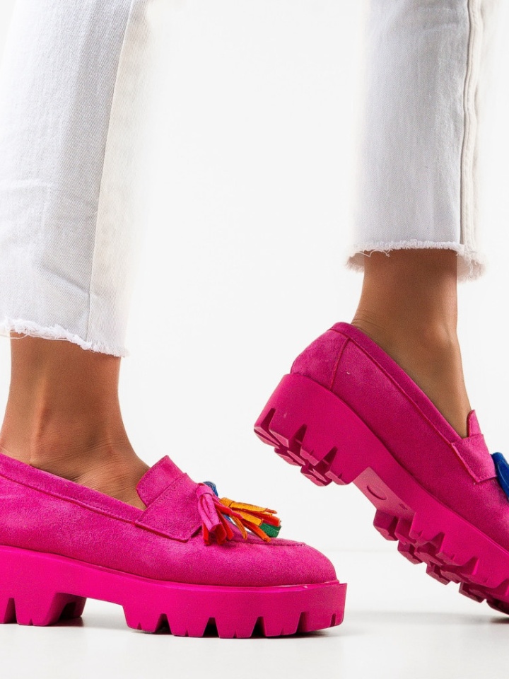 Scarpe casual Fuchsia Kuciure - Img 4