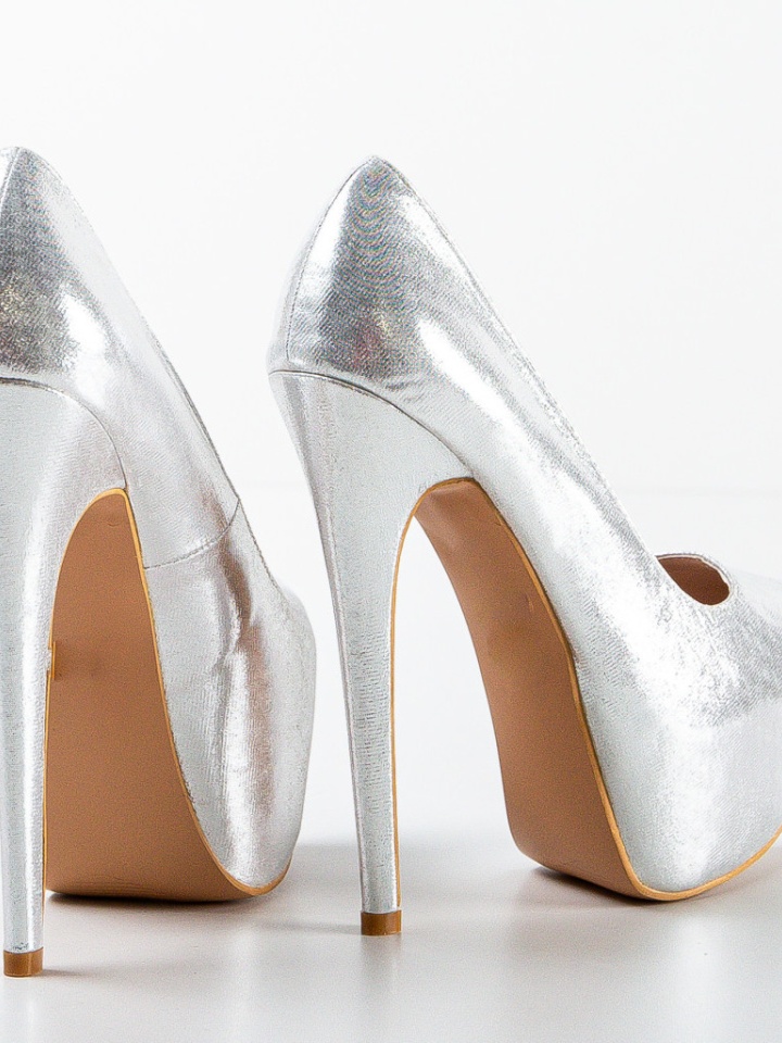 Scarpe da donna Argento Sclipia - Img 12