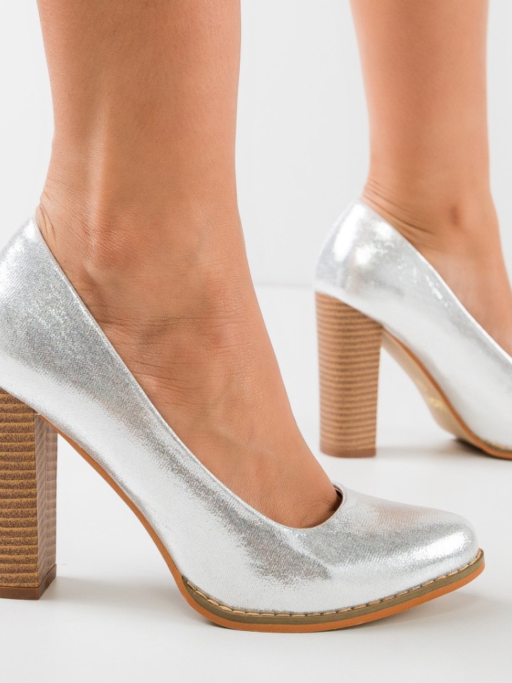 Scarpe da donna Argento Sulfo 2 - Img 4