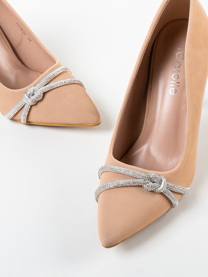 Scarpe da donna Beige Ajan - Img 7
