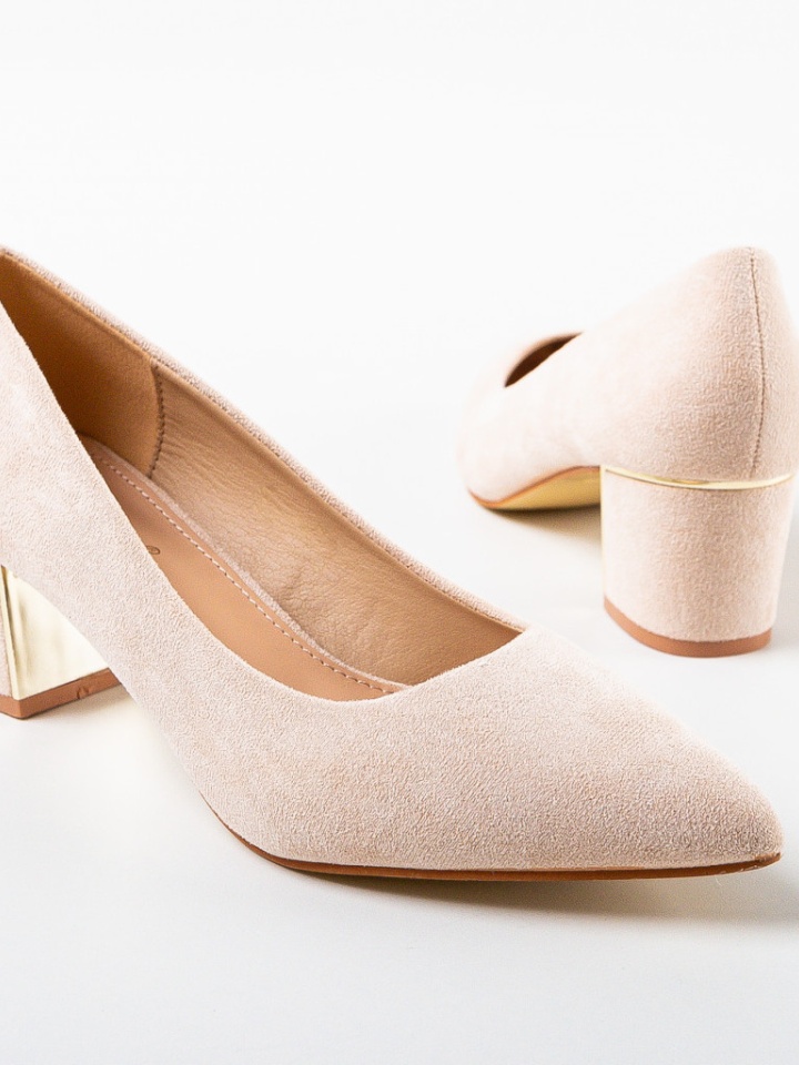 Scarpe da donna Beige Antoni - Img 6