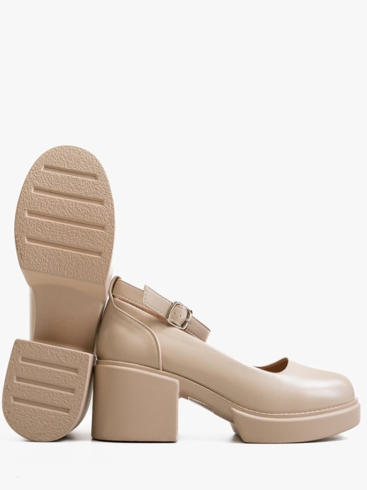 Scarpe da donna Beige Grima - Img 5