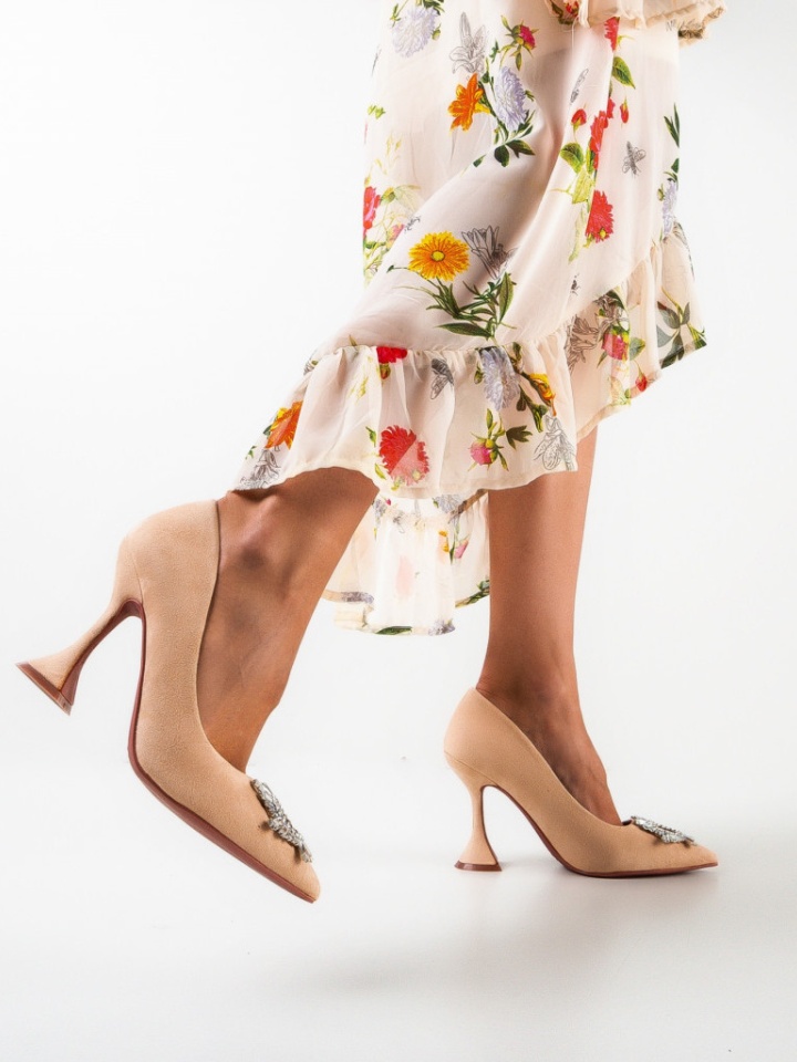 Scarpe da donna Beige Luja - Img 9