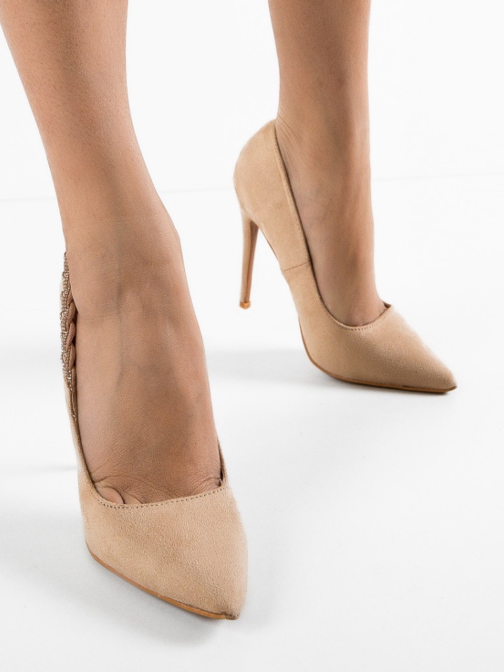 Scarpe da donna Beige Peeta - Img 2