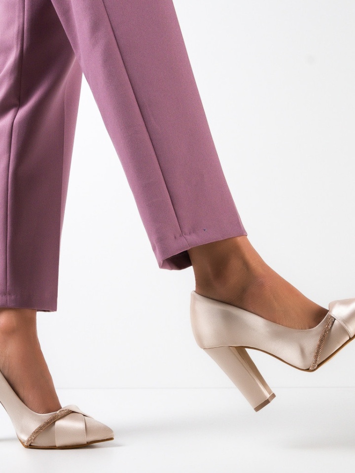 Scarpe da donna Beige Roka - Img 5