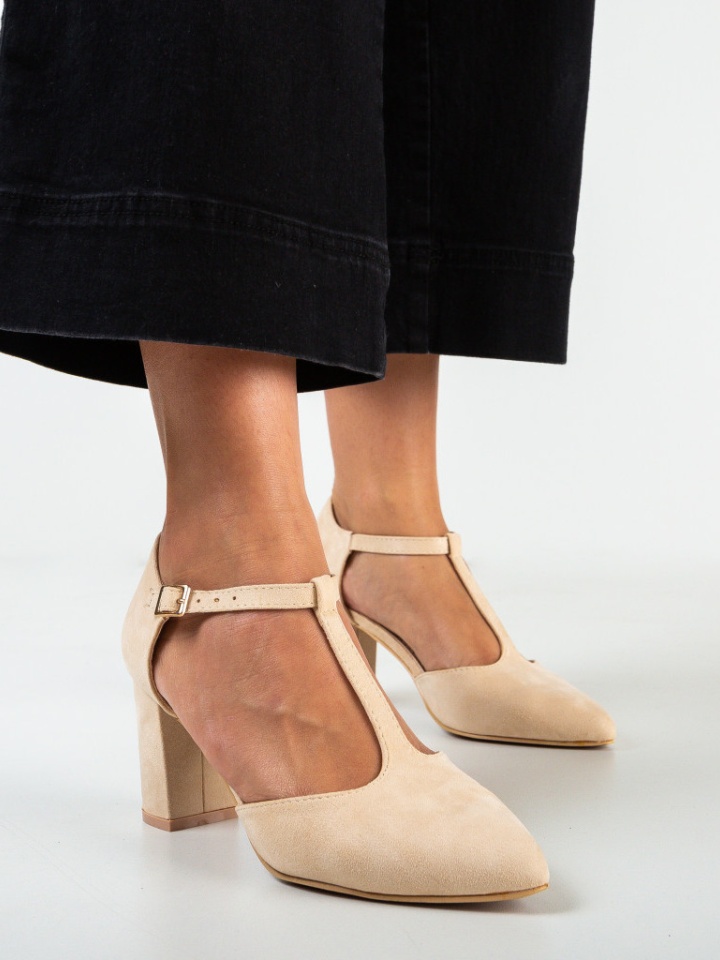 Scarpe da donna Beige Serio - Img 2
