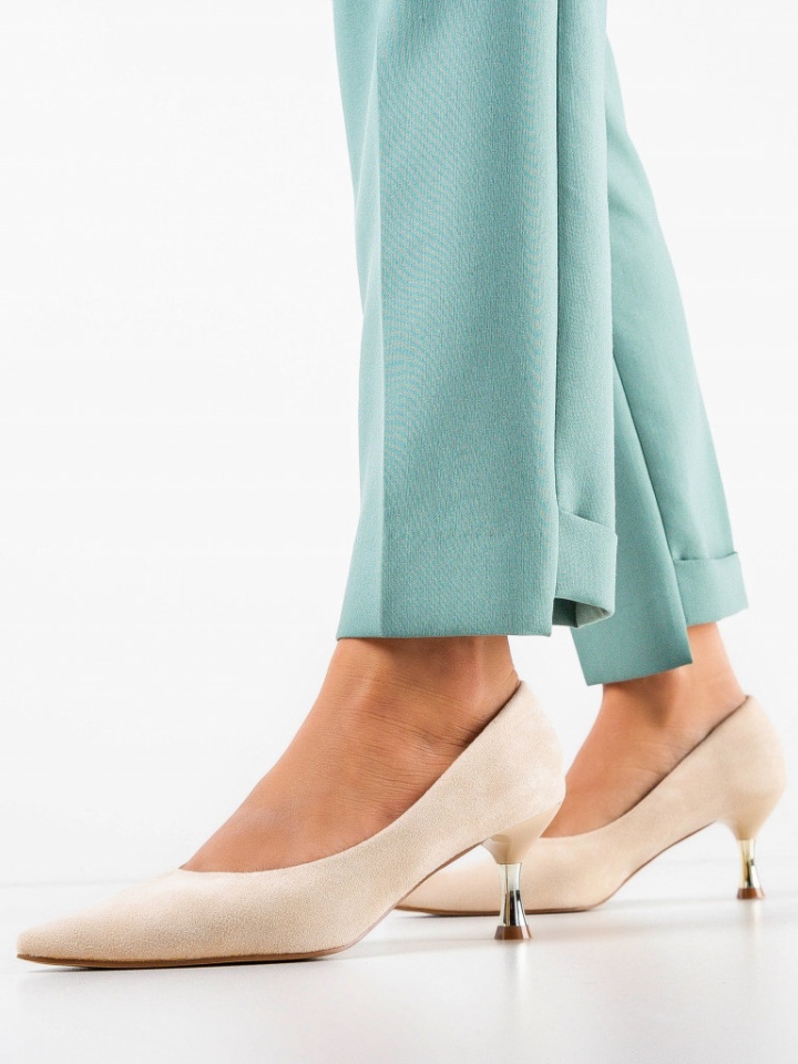 Scarpe da donna Beige Trois - Img 2