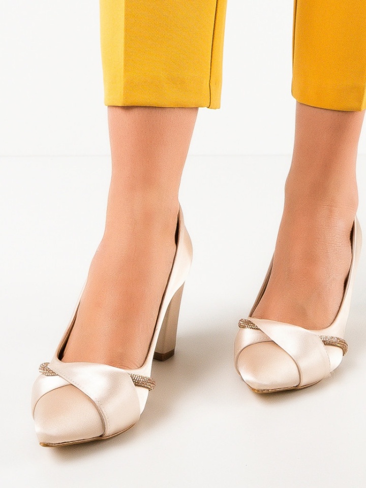 Scarpe da donna Beige Urama - Img 2