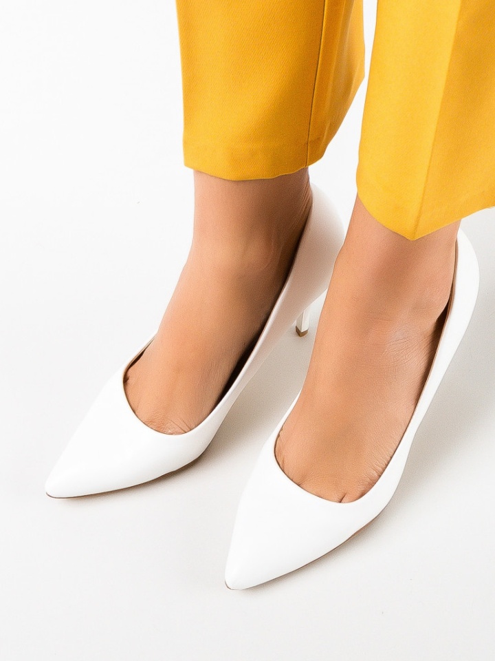 Scarpe da donna Bianche Halek - Img 4