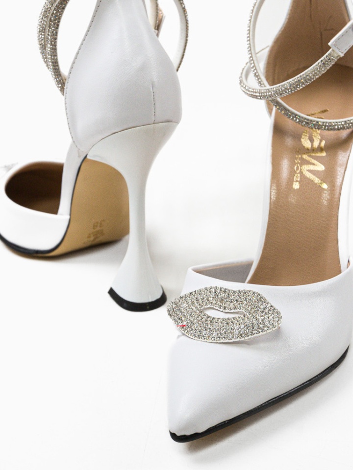 Scarpe da donna Bianche Kiss - Img 7