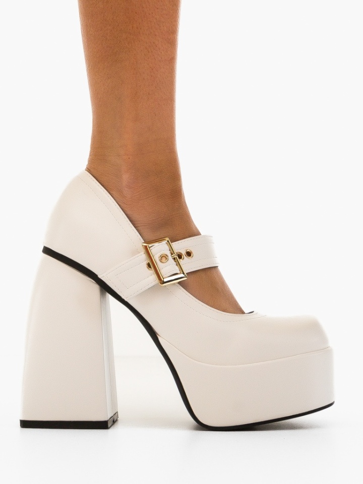 Scarpe da donna Bianche Luban - Img 4