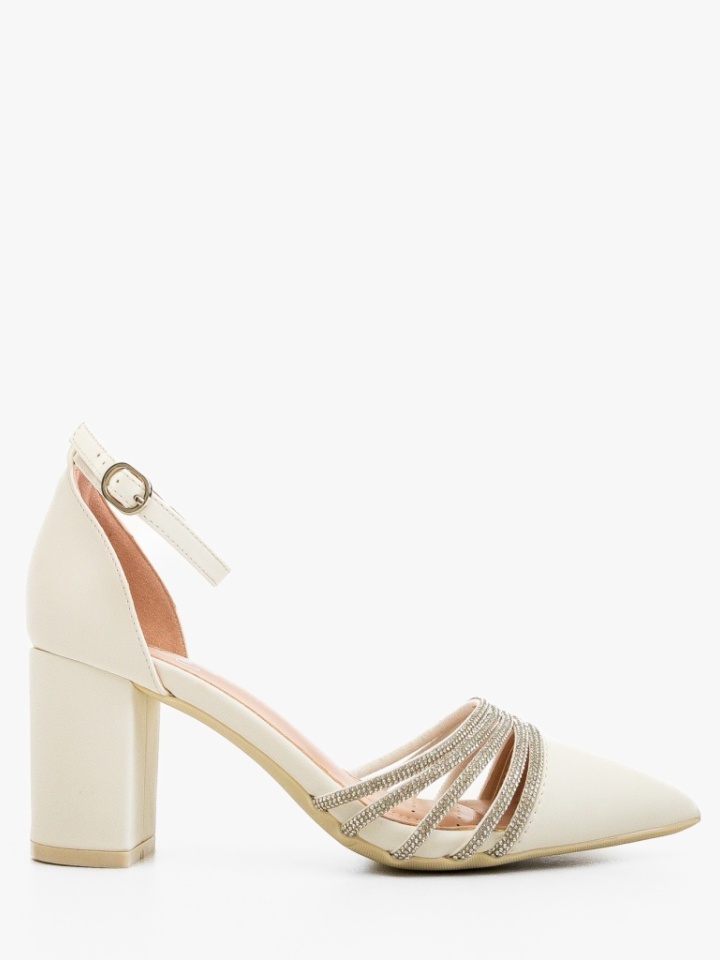 Scarpe da donna Bianche Meny - Img 3