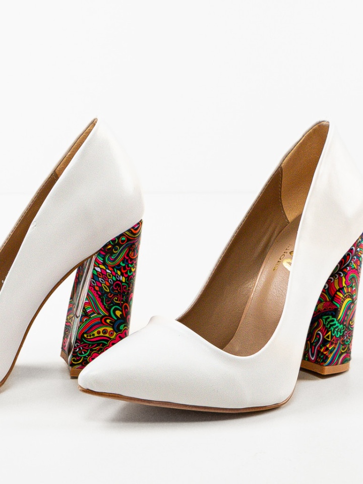 Scarpe da donna Bianche Monina - Img 10