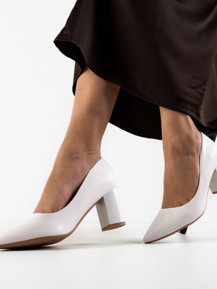 Scarpe da donna Bianche Mylkay - Img 1