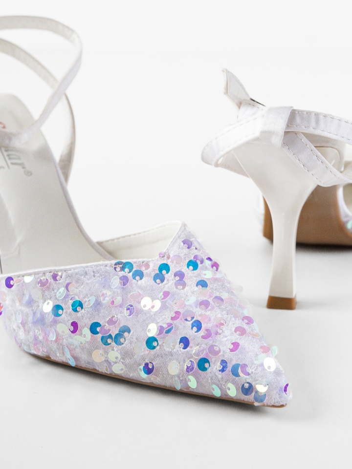 Scarpe da donna Bianche Santia - Img 8