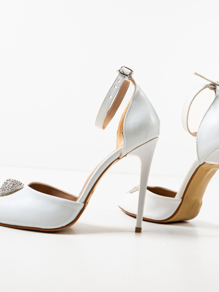 Scarpe da donna Bianche Sarina - Img 8