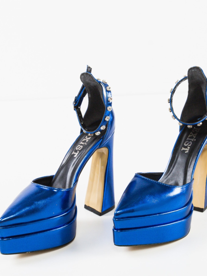 Scarpe da donna Blu Sivri - Img 7
