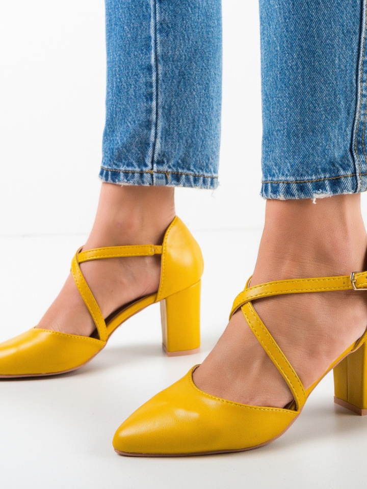 Scarpe da donna Gialle Rahma - Img 11