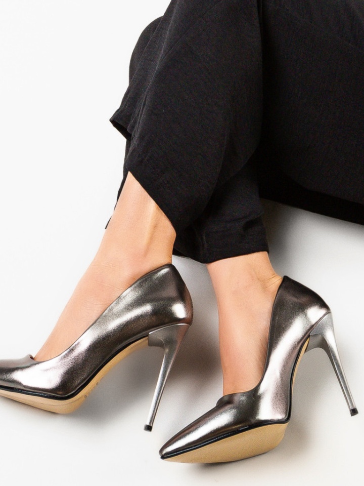 Scarpe da donna Grige Gany - Img 4