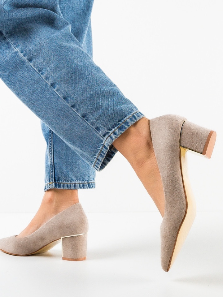 Scarpe da donna Khaki Antoni - Img 4