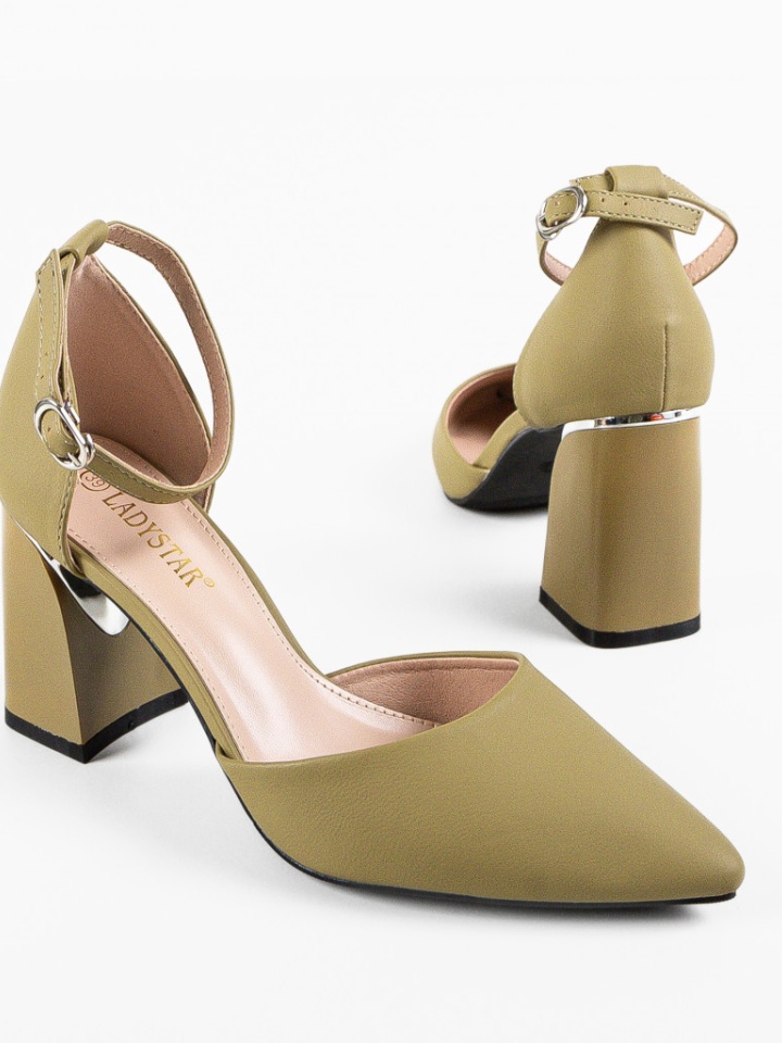 Scarpe da donna Khaki Popey - Img 6