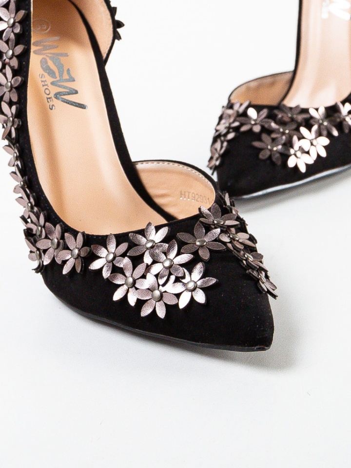 Scarpe da donna Nere Flowers - Img 13