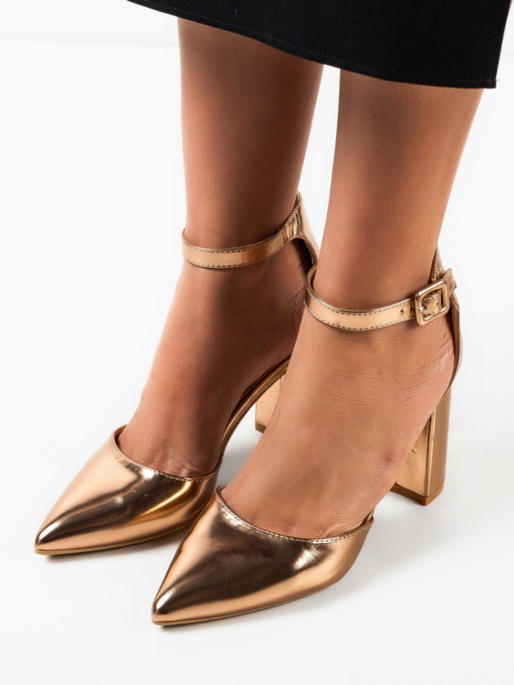 Scarpe da donna Oro Alejandro - Img 4