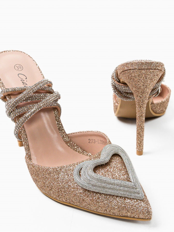 Scarpe da donna Oro Jeuness - Img 7
