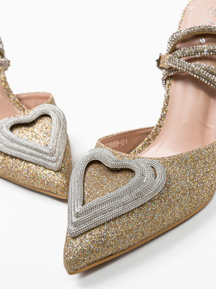 Scarpe da donna Oro Jeuness - Img 9