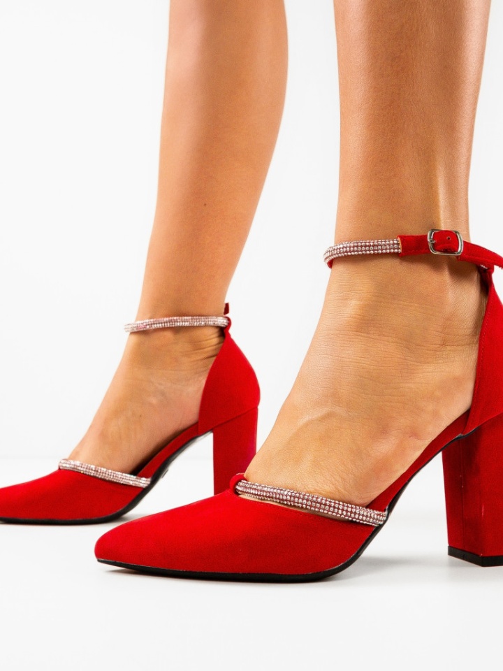 Scarpe da donna Rosse Cnaeus - Img 3