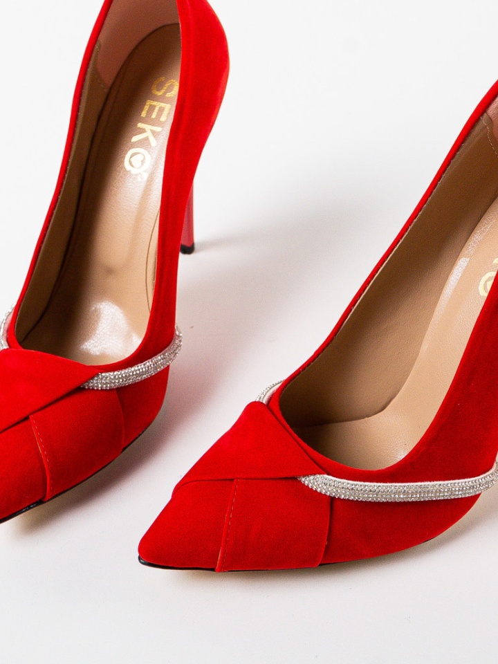Scarpe da donna Rosse Opect - Img 4