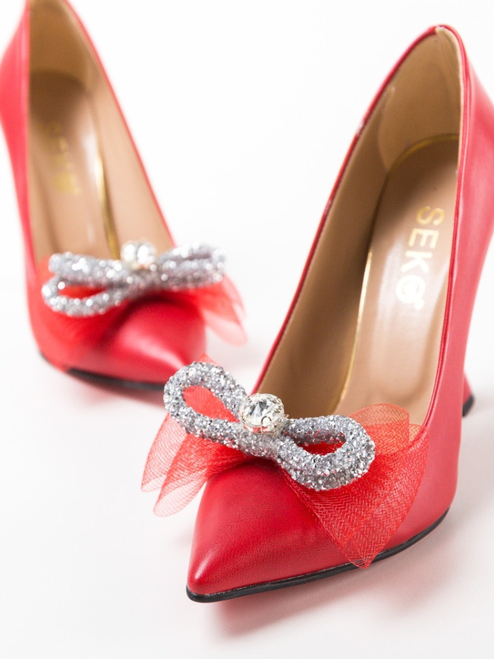 Scarpe da donna Rosse Oska - Img 7