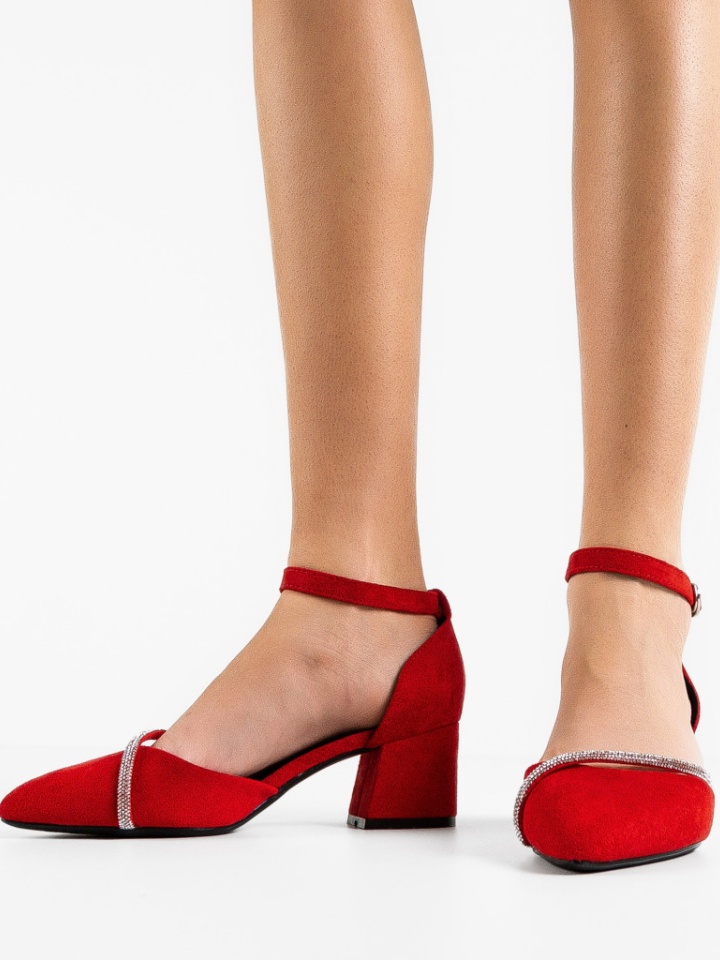 Scarpe da donna Rosse Pamela - Img 4