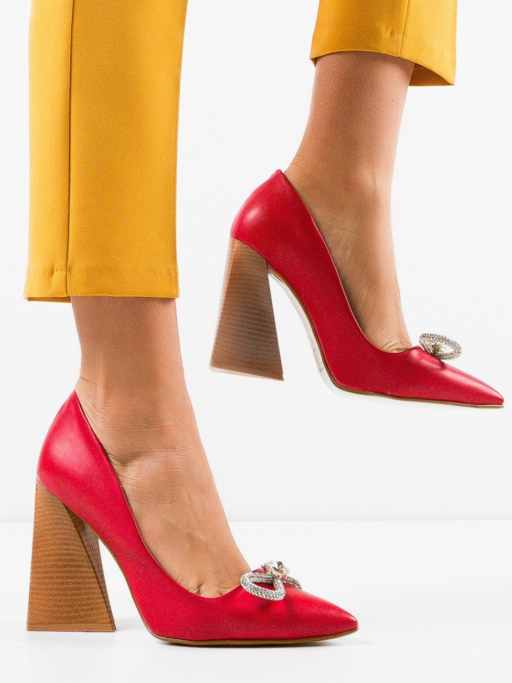 Scarpe da donna Rosse Poplanaj 2 - Img 7