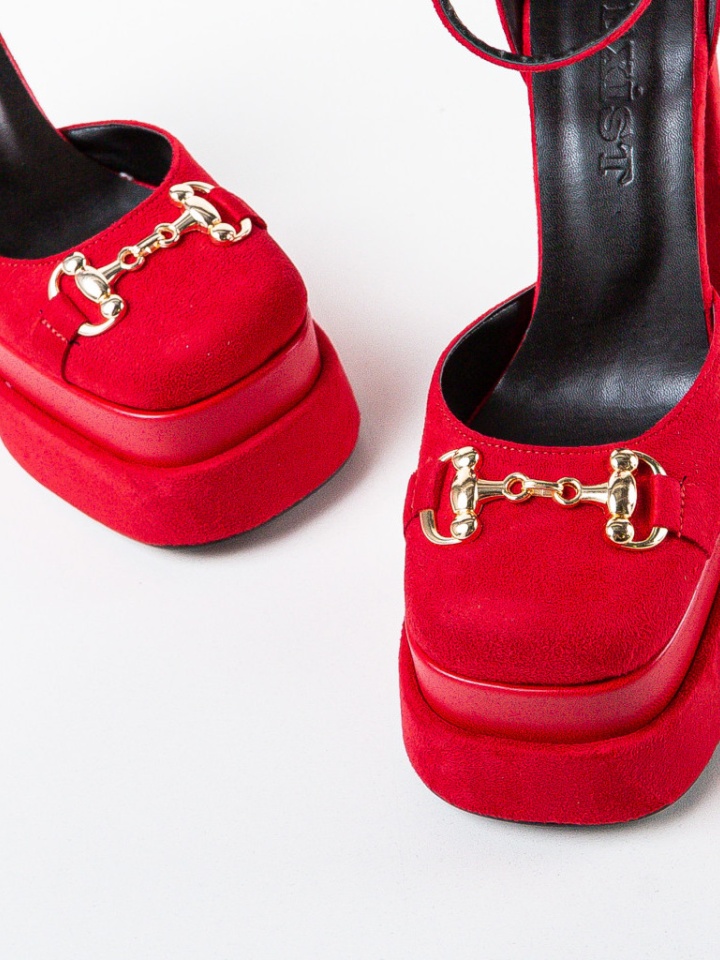 Scarpe da donna Rosse Versoma - Img 13