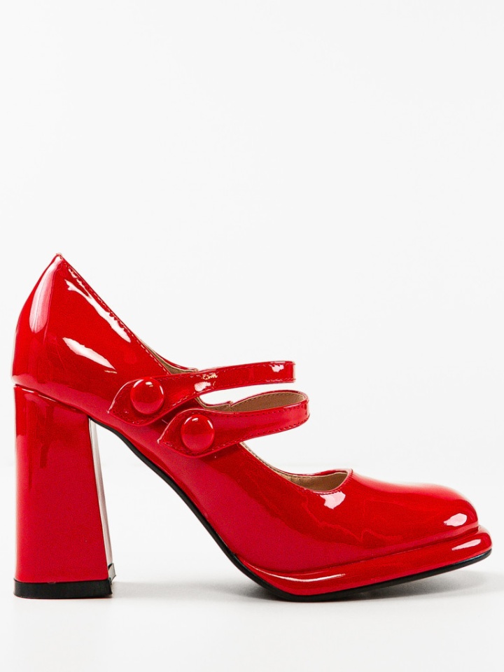 Scarpe da donna Rosse Vintage - Img 5